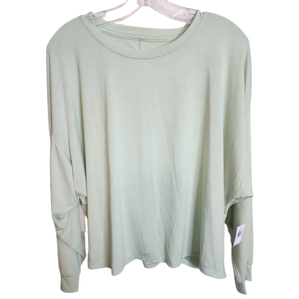 Old Navy Active Ultralite Open Back Top, NWT, Large, Light Green